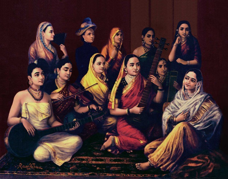 Raja Ravi Varma, Galaxy of Musicians